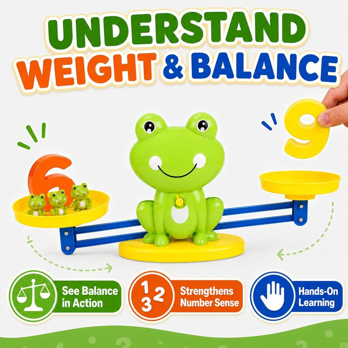 CozyBomB™ Homeschool Kindergarten Frog 10.94 x 10.51 x 2.95 inches, Green