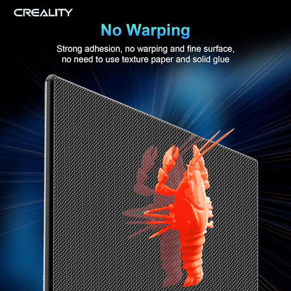 Creality Ender 3 Glass Bed Upgraded, High Hardness Durable Black