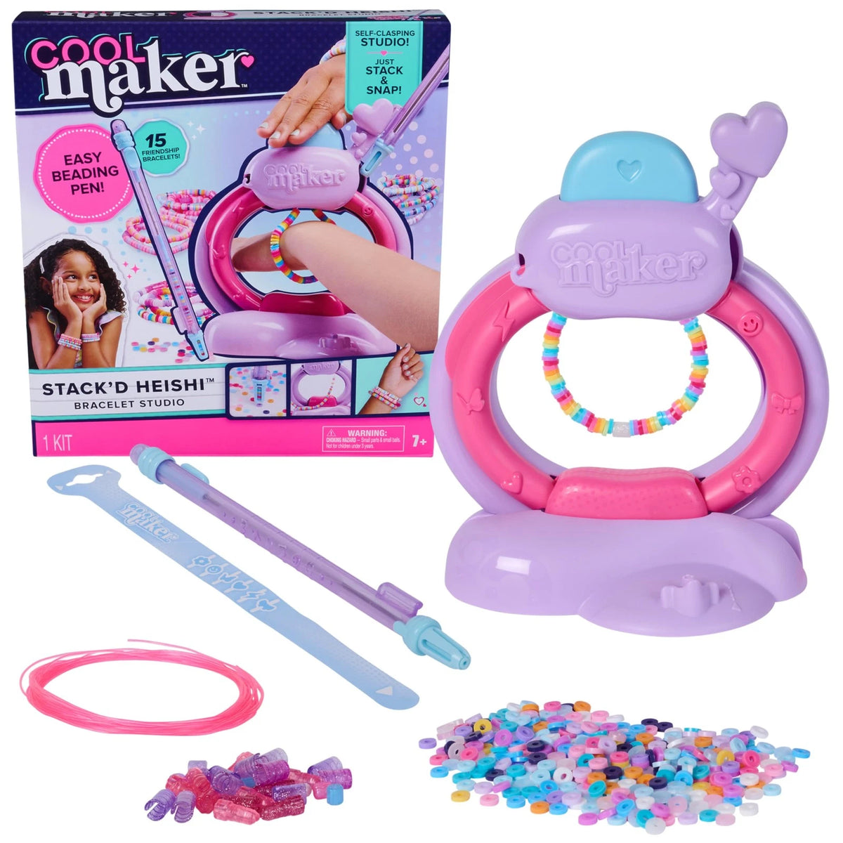Cool Maker, Stack’d Heishi Studio One Size, Bracelet Maker