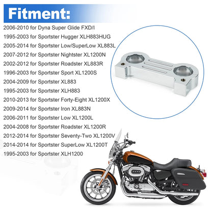 Speedometer Gauge Riser Adapter Mount Bracket Relocation Kit For Harley-Davidson
