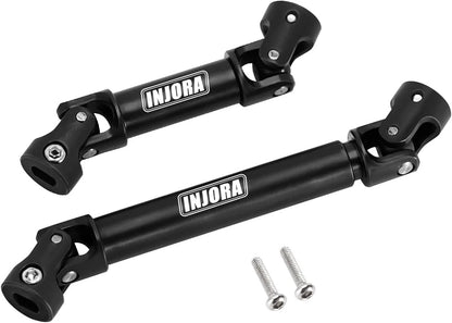 INJORA Hardened Steel Drive Shafts for 1/18 RC Crawler TRX4M High Trail K10...