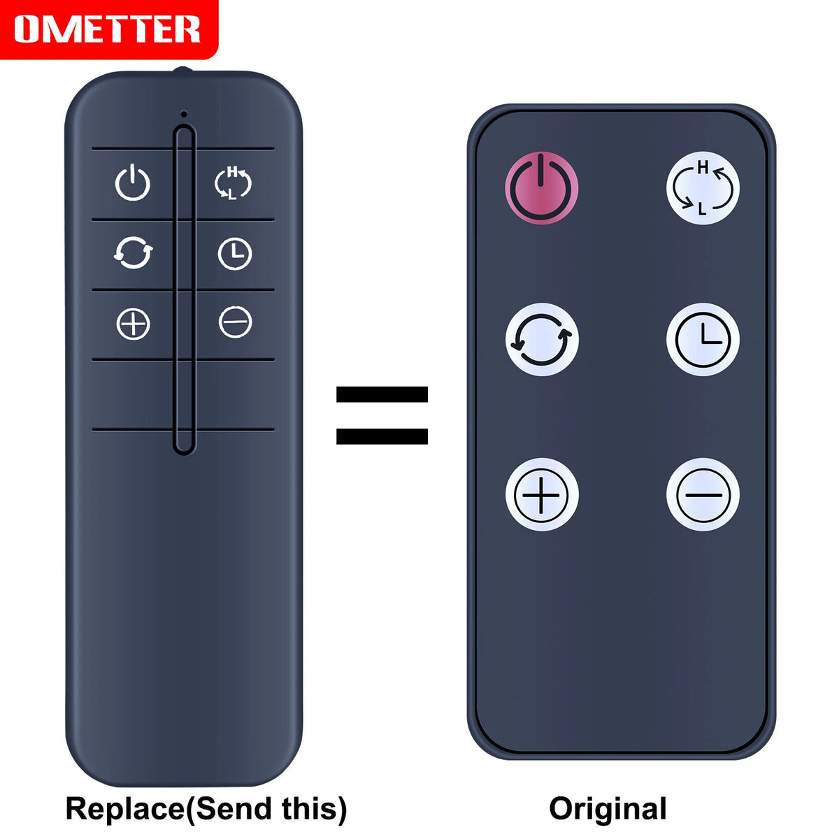 Remote Control For Hunter HPQ15C-EA 72016 HPQ15F-E HPQ15C-EA-R Tower Heater