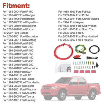 Alternator Wiring Conversion Kit 30831 For Ford 2G to 3G 1984-Up