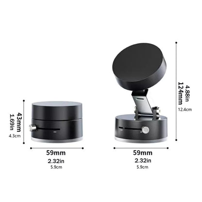Universal Vacuum Suction Cup Folding Swivel Magsafe Bracket Lazy Phone Holder