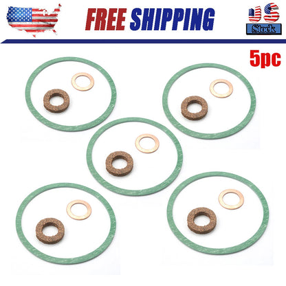 5 x Chry 340 P5249320 upgrade small block 90 degree oil filter adapter gaskets