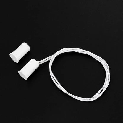 Magnetic Door Switch RC-33 NC Recessed Wired Security Window White,White-