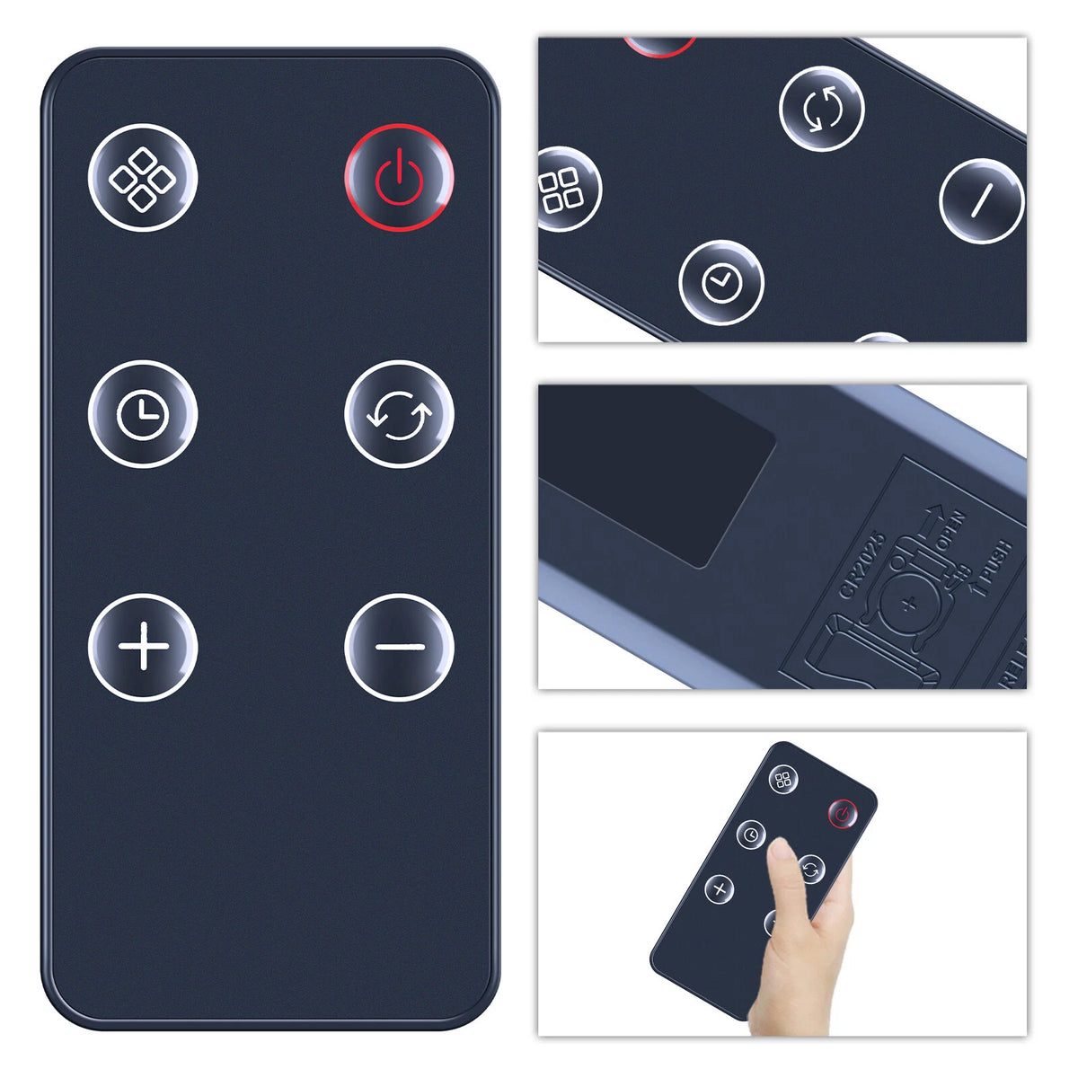 Remote Control For BREEZOME MQ18 MG34QN / SANVINDER DH-QN19 Space Heater