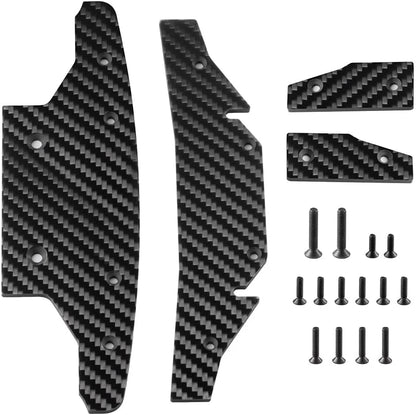 MORLORDY RC Chassis Armor Protector Carbon Fiber Skid Plate for ARR- ma 1/7...
