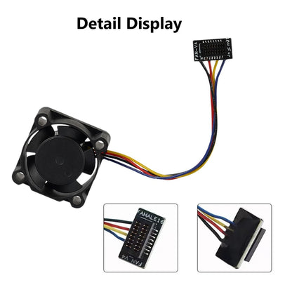 3D Printer DC5V 2510 Extruder Hotend Cooling Fan for Bambu Lab P1P/P1S,...