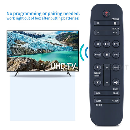 Remote Control For Philips Micro Music Sound System BM50B/10 M3205 M4206