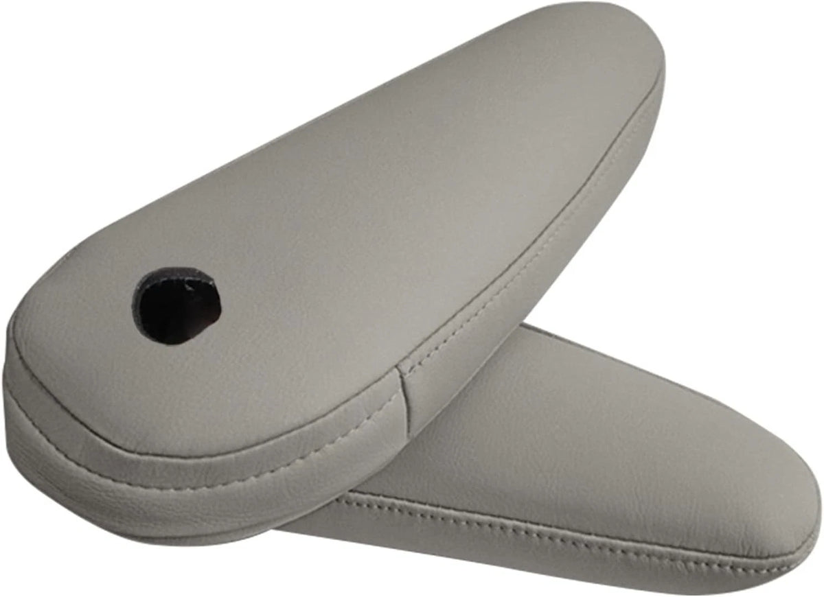 AUTOKAY 2Pcs Gray Leather Seat Armrest Cover Fit for Lexus RX300 RX330 RX350...