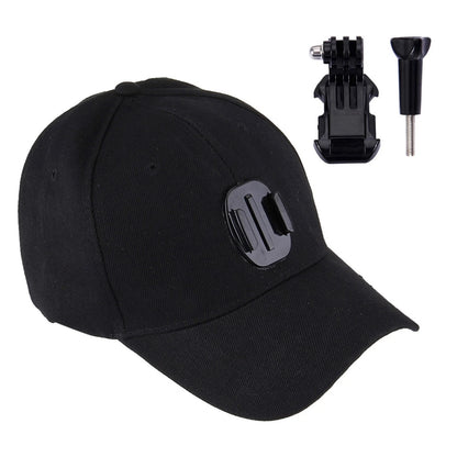 Cotton Baseball Hat With Stand Holder Screw Mount For Gopro 8 7 6 5 4 3 DJI Osmo