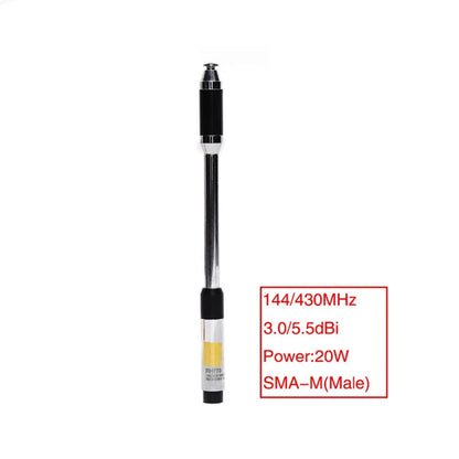 RH770 SMA-Male Dual Band VHF/UHF Telescopic Antenna For Baofeng UV-3R UV-100