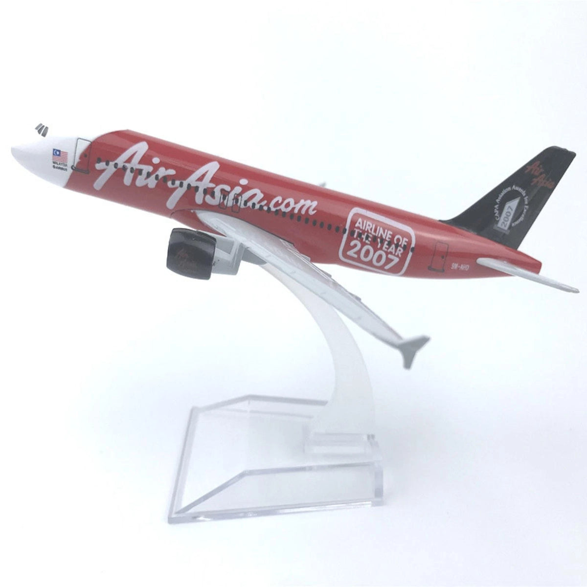1:400 15cm Aircraft Asia 2007 A320 Alloy Plane Model Airplane Souvenir Ornaments