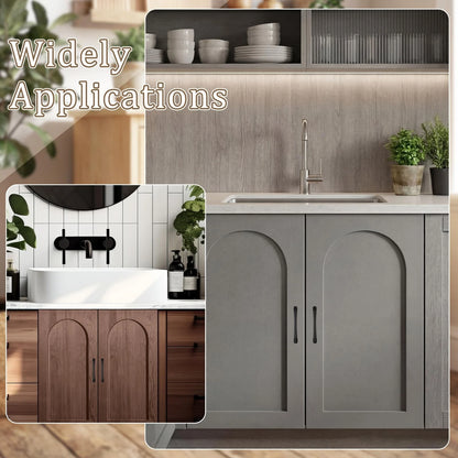 Sintuff 2 Sets 12'' W x 24'' H Unfinished Kitchen Cabinet Door wood