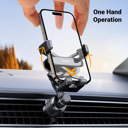 UGREEN Car Phone Holder Vent Mount, Never 4.7" to 7.2 inches, Black