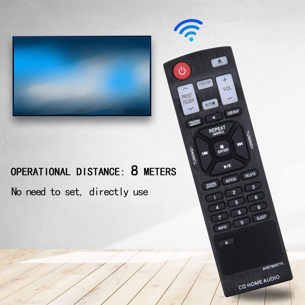 AKB73655710 Remote Control For LG Mini Hi-Fi System CM4430 CM4530 CMS4530F