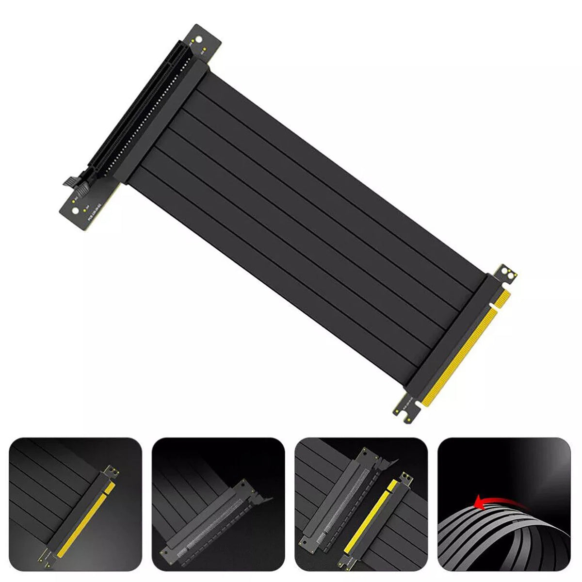 1 PC PCIE 16X 3.0 Riser Cable Graphics Card Extension Cable Computer Accessories