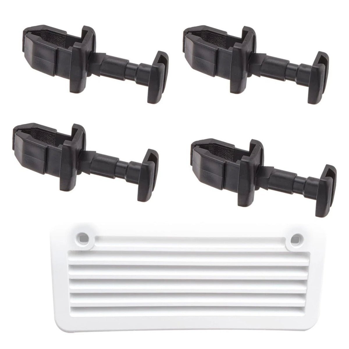 For Norcold RV Fridge Vent Door Clips Replacement 4 Pack 617772 Plastic Latch