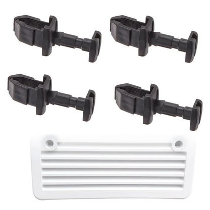 For Norcold RV Fridge Vent Door Clips Replacement 4 Pack 617772 Plastic Latch