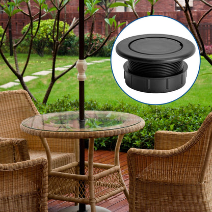 DECOHS 4 Pcs 2 Inch Parasol Umbrella Hole Ring Plug and Cap Set, 4