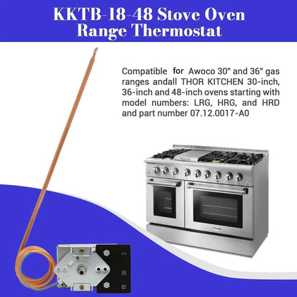 KKTB-18-48 Gas Range Part Bake Broil Control 120V 5A For Awoco Device  Kit