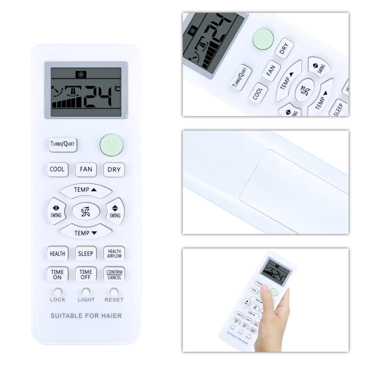 0010401715BW Remote Control For Haier Air Conditioner V9014557 G85