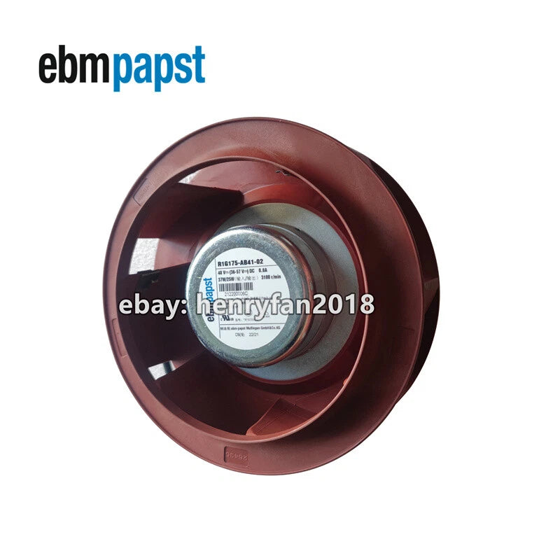 Ebmpapst Fan R1G175-AB41-02 Centrifugal Fan 48V 0.8A Network Cabinet Cooling Fan