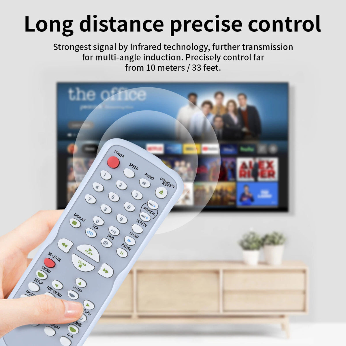 NB177 Remote Control For Sylvania DVD VCR Player DVC865F DVC865G SRDD495