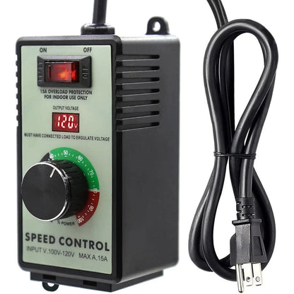 Professional AC Motor Speed Controller 120V for Inductive and Resistive Loads