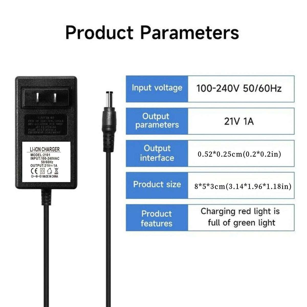 Universal Battery Charger Perfect Compation With Most 20V21V Tools