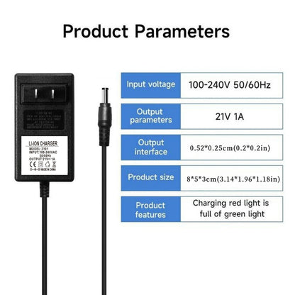 Universal Battery Charger Perfect Compation With Most 20V21V Tools