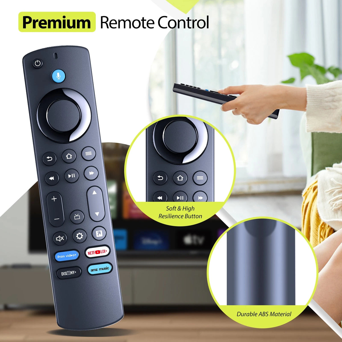 Voice Remote Control For Panasonic W70 Series 4K Ultra HD Smart Fire TV 43W70BP