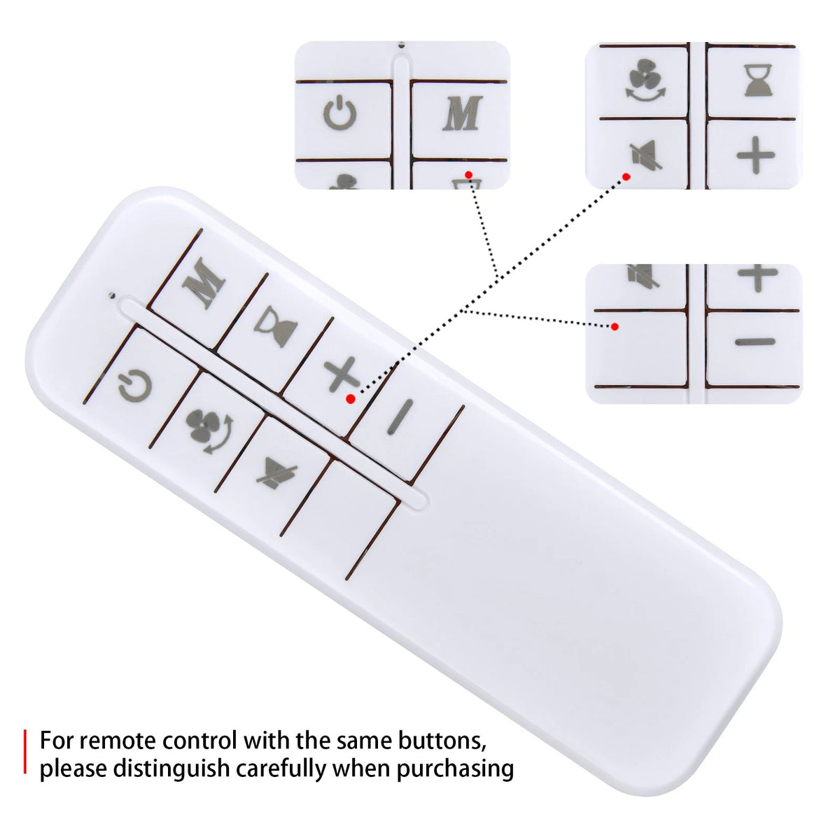 Replacement Remote Control For SilverCrest Tower Fan SRV 35 A1
