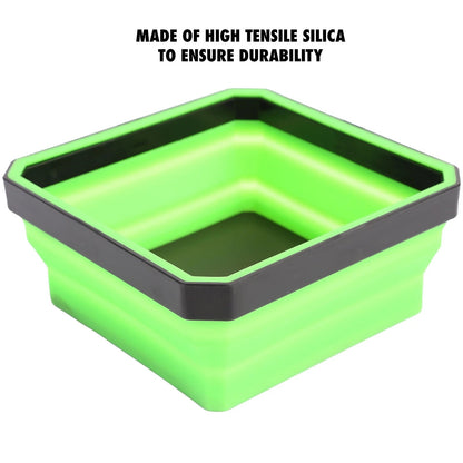 OEMTOOLS 26547 Magnetic Foldable Tray, 2 Pack, Small, Blue and Green
