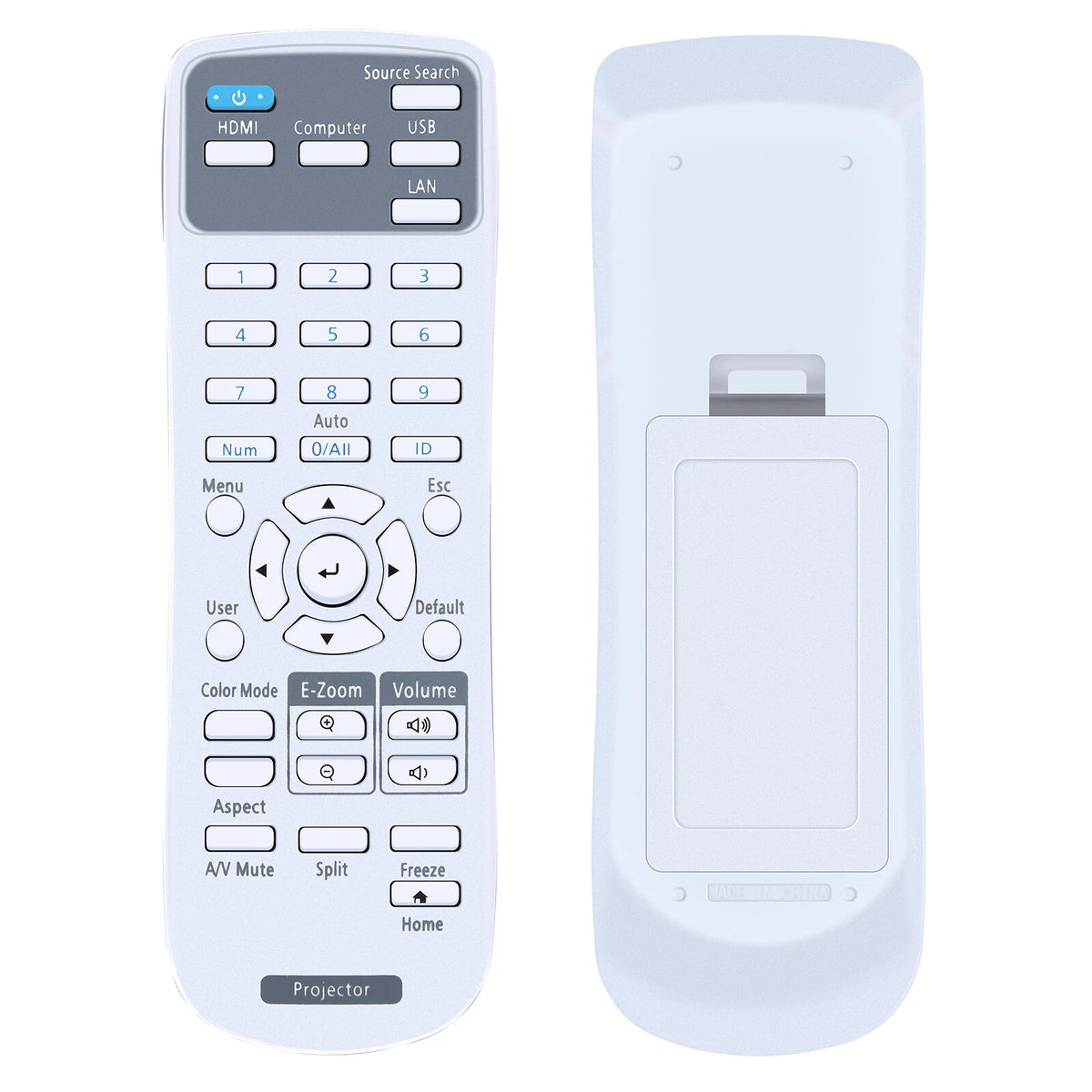 219863500 Remote Control For Epson Projector EB-X49 EB-E20 EB-FH52 EB-W52 EB-W51