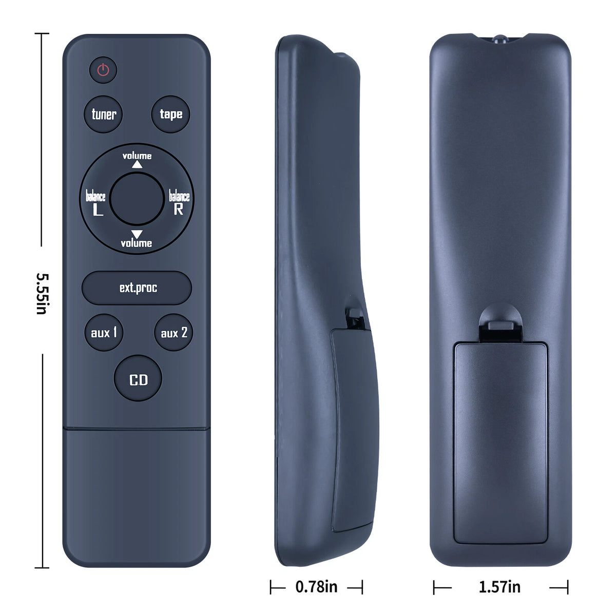 Replacement Remote Control For Adcom GFP-750 2-Channel Stereo Preamplifier