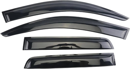 Outside Mount Window Visor Deflectors Rain Outlander Sport / ASX 2011-2023