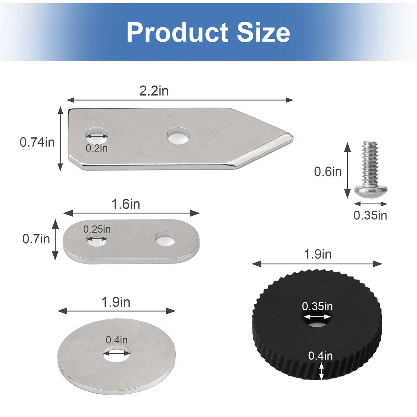 KT1100 Knife and Gear Replacement Kit for #1 Old Reliable Can Openers