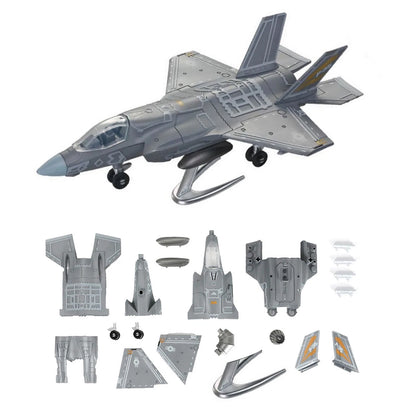 1/72 F-35 Stealth Fighter Assembly Model Kit 22cm Collectible Military Jet Decor