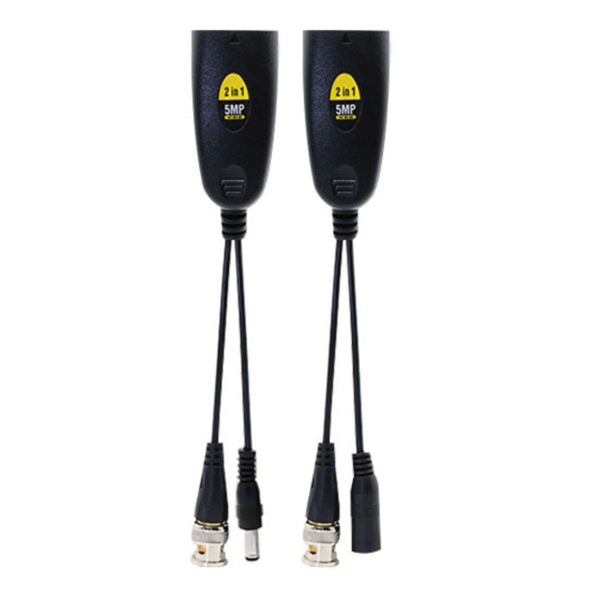 Anti-Interference BNC To POE Adapter Balun Connector For Surveillance
