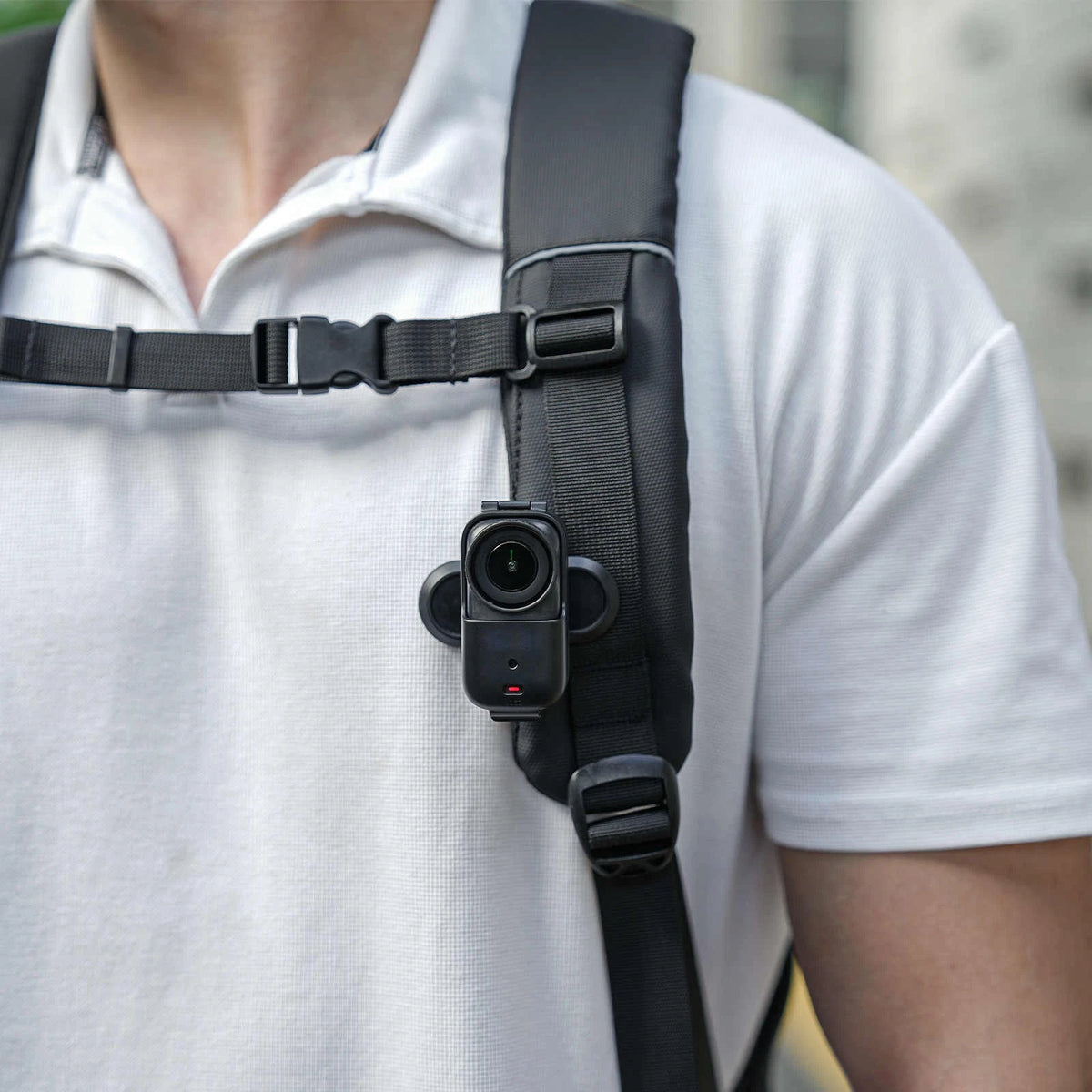 For DJI Osmo Nano Backpack Strap Mount Clip, Portable 360 Rotation Strong Grip