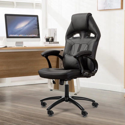 Frassie 28 Inch Office Gaming Chair Metal Base Replacement Part with 5 Black