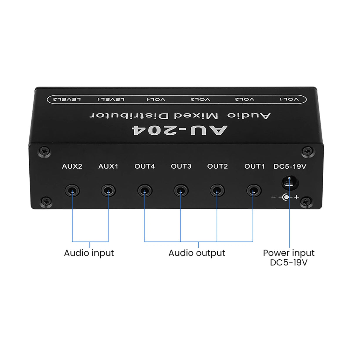 5V-15V 1Way Output 3.5mm Stereo Audio Signal Mixer PCB Motherboard Mixer Board