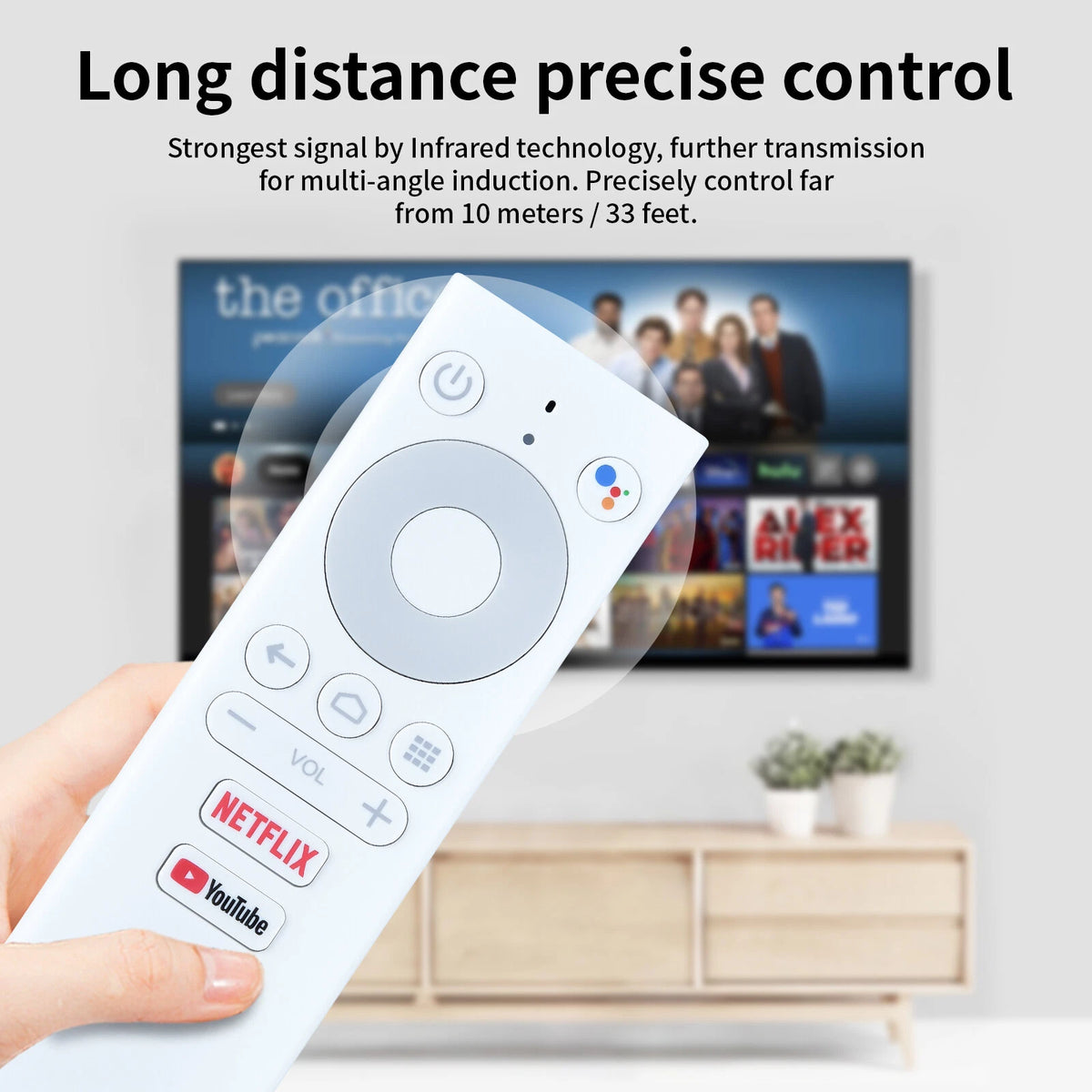 Replacement Voice Remote Control For Skyworth Strong Leap-S1 Android TV Box