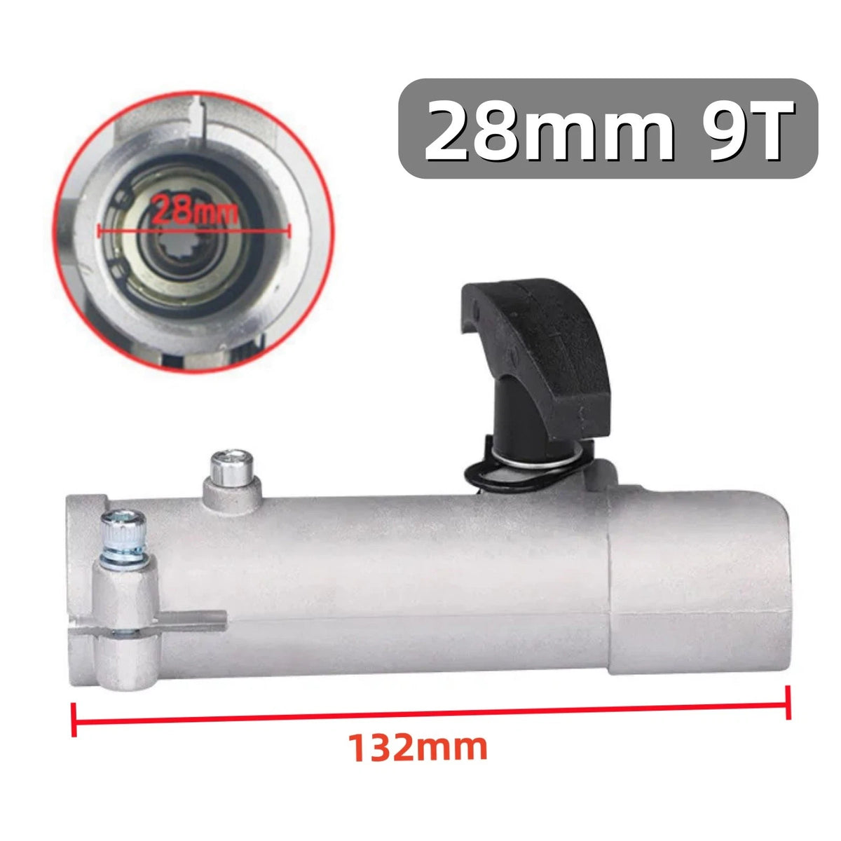 9 Teeth Shaft Connector Joining Clamp For Strimmer Garden Lawn Accessories