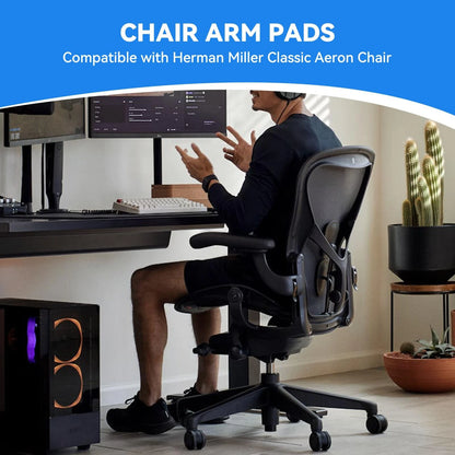 SINOLUXE Chair Armrest Replacement Arm Pads Caps for Herman Miller Classic...