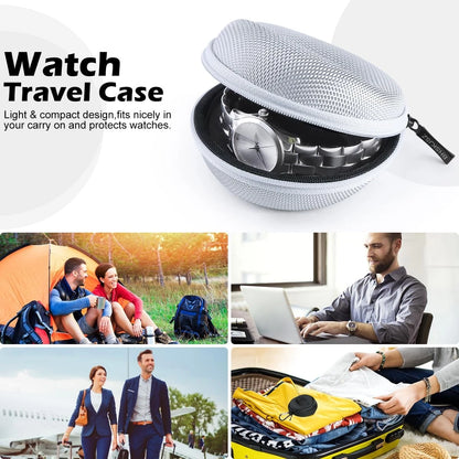 BHSKJSZ Travel Case for Men and Women - Portable 4 x 2.3 x inches, Black