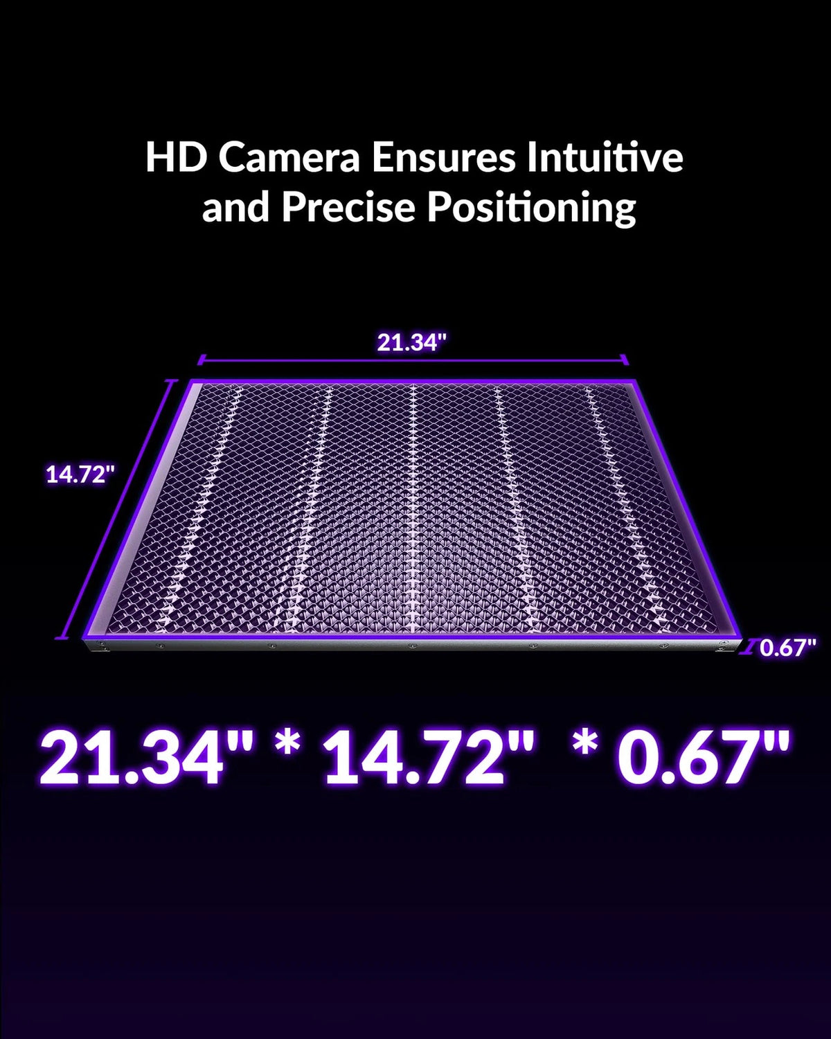 Honeycomb Laser Bed Accessory for WeCreat Vision Pro