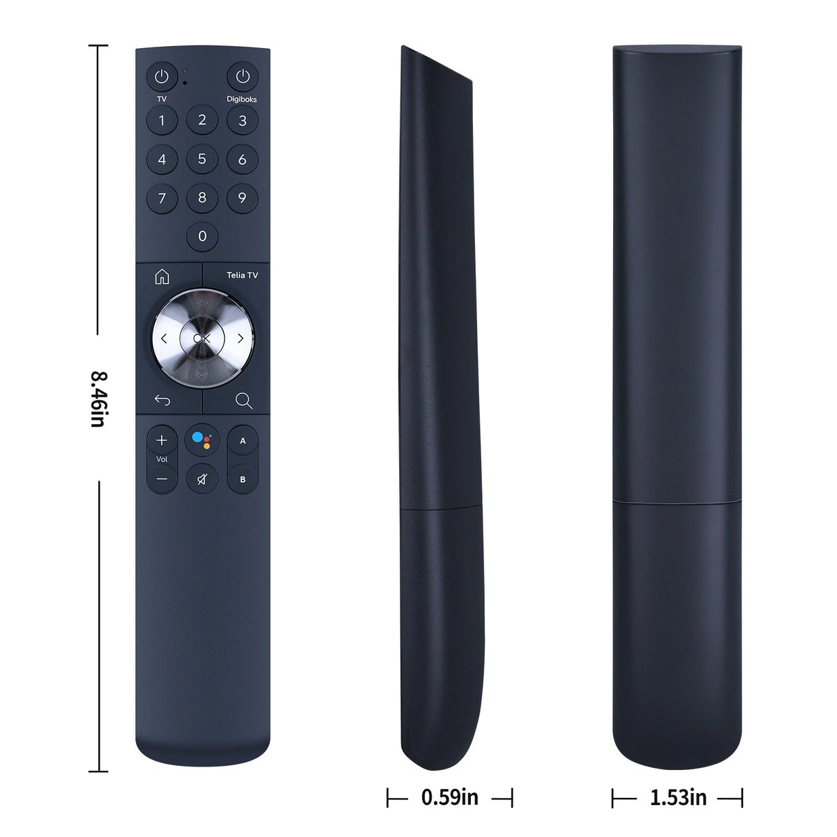 Replacement Remote Control For telia ruwdo IPTV Set-Top HDTV TV Box A B Button